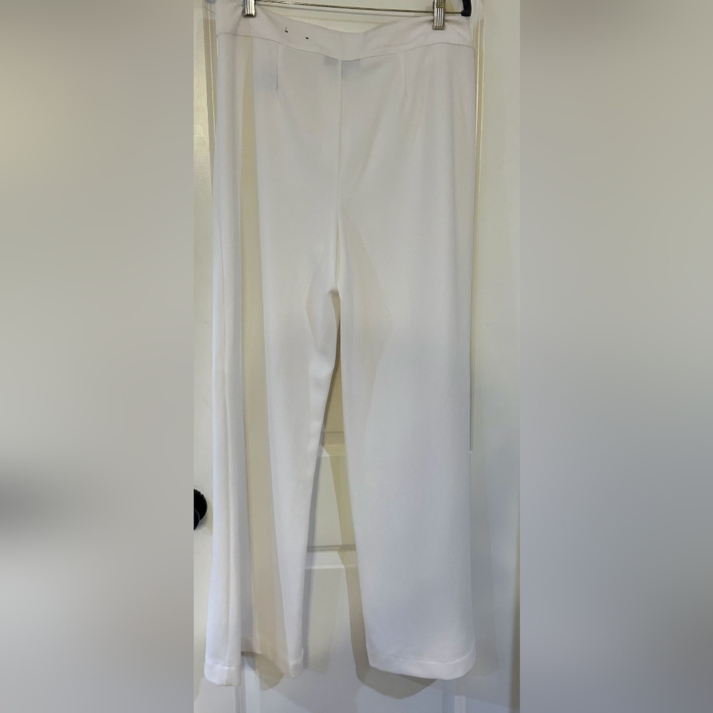 INC International Concepts Wide Leg Cream Pants